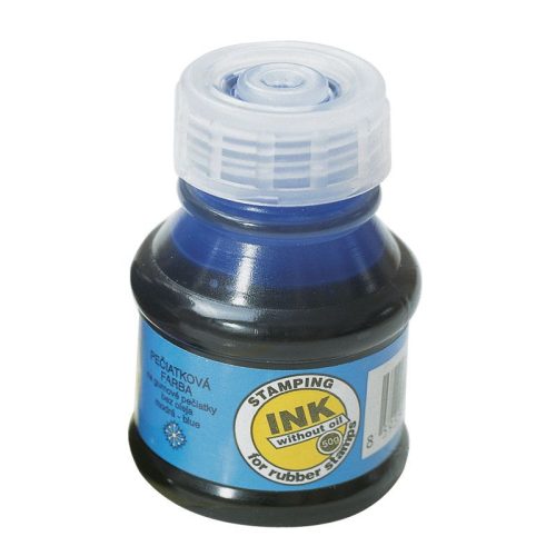 Koh-I-Noor 142503 Bélyegző Festék Kék Ecsetes 50 ml