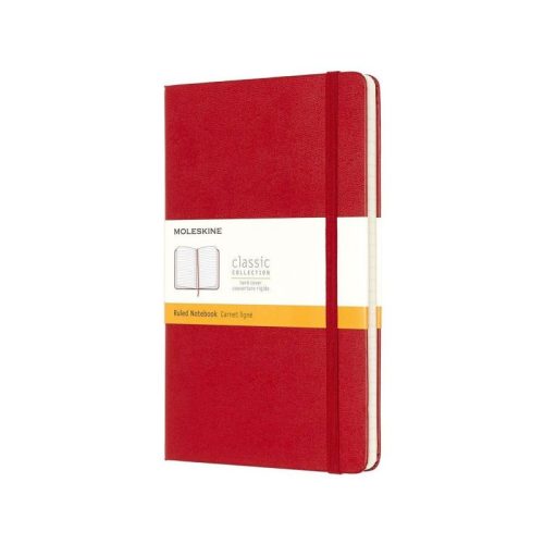 Moleskine Notesz Qp060R Kemény Piros L Vonalas