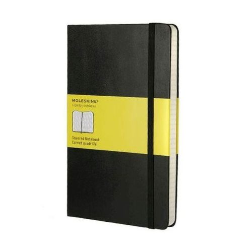 Moleskine Notesz Qp061 Kemény Fekete L Kockás