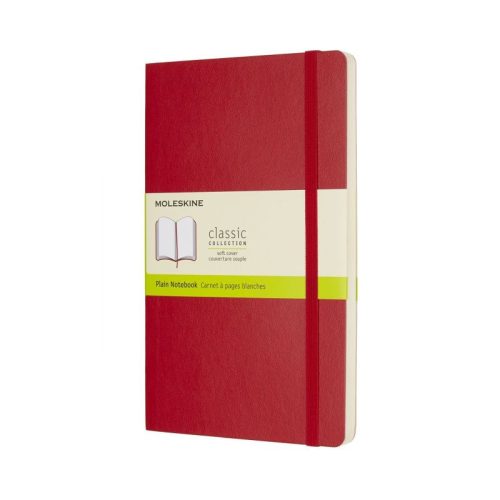 Moleskine Notesz Qp618F2 Puha Skarlát Piros L Sima