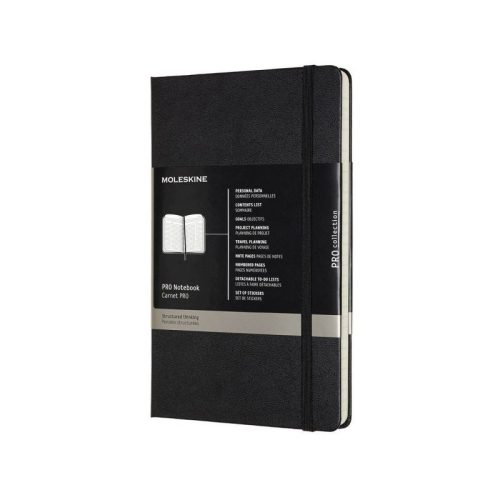 Moleskine Notesz Professional Kemény Fekete L