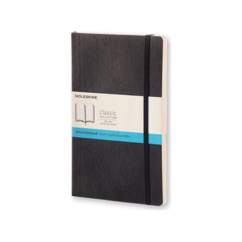 Moleskine Notesz Qp619 Puha Fekete L Pontozott