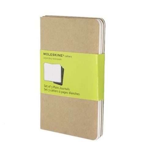 Moleskine Jegyzetfüzet Cahier 3 Darab Qp413 Barna P Sima