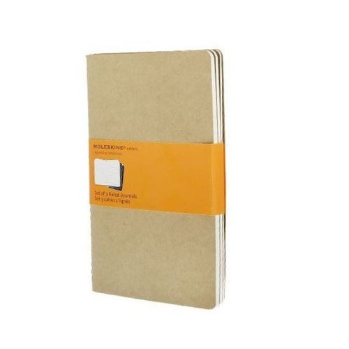 Moleskine Jegyzetfüzet Cahier 3 Darab Qp416 Barna L Vonalas