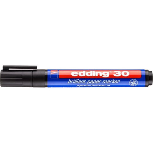 Edding 30 Permanent Pigment Marker Fekete D10