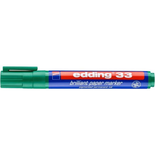 Edding 33 Permanent Pigment Marker Zöld D10