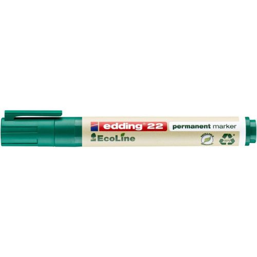 Edding 22 Ecoline Permanent Marker Zöld D10