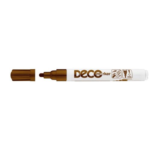 Ico Deco Marker Lakkmarker Barna D10