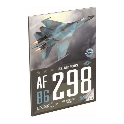 T-Creativ Füzet A/5 21-32 Vonalas Air Force