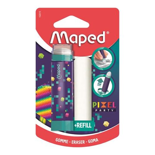 Maped Radírstift Pótbéllel Bliszteres Pixel Party