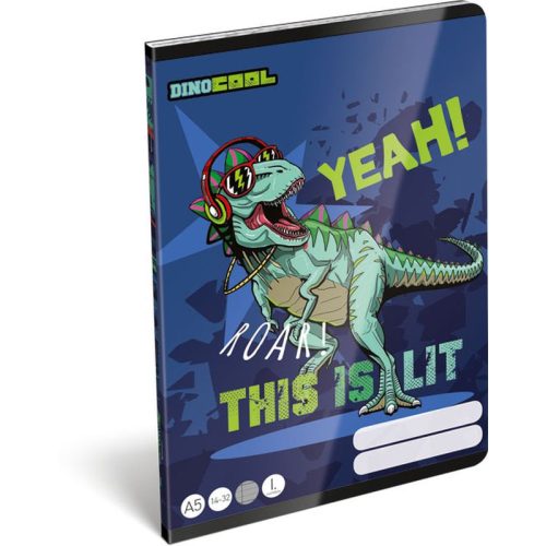 Lizzy Card Füzet Tűzött A/5 1. Oszt. Fsc Dino Cool Dino Roar