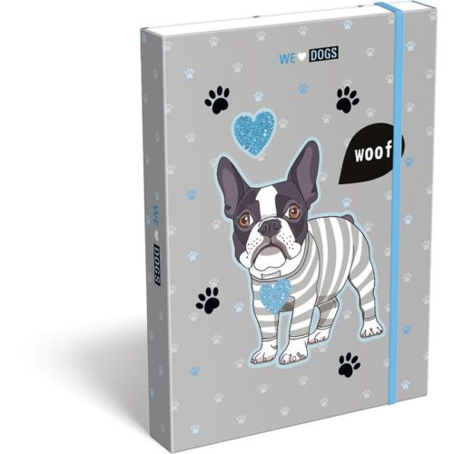 Lizzy Card Füzetbox A/5 We Love Dogs Woof