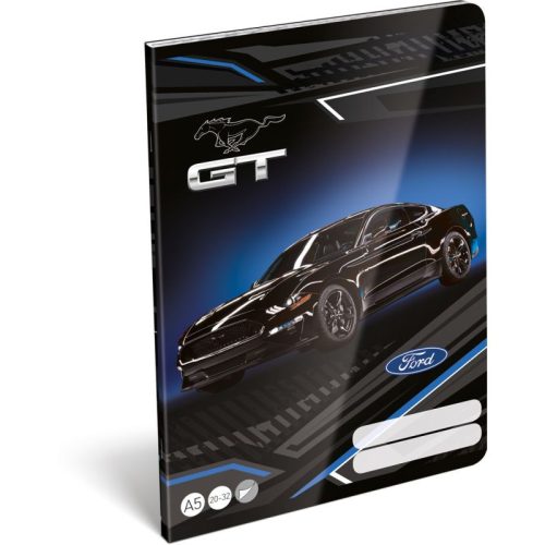 Lizzy Card Füzet Tűzött A/5 Sima FSC Ford Black