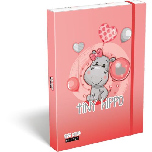 Lizzy Card Füzetbox A/4 Lollipop Tiny Hippo