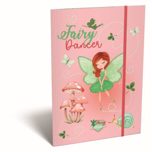 Lizzy Card Gumis Mappa A/4 Fairy Ballerina Dance